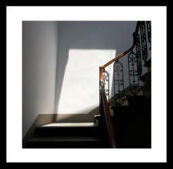 sunlight on stairs